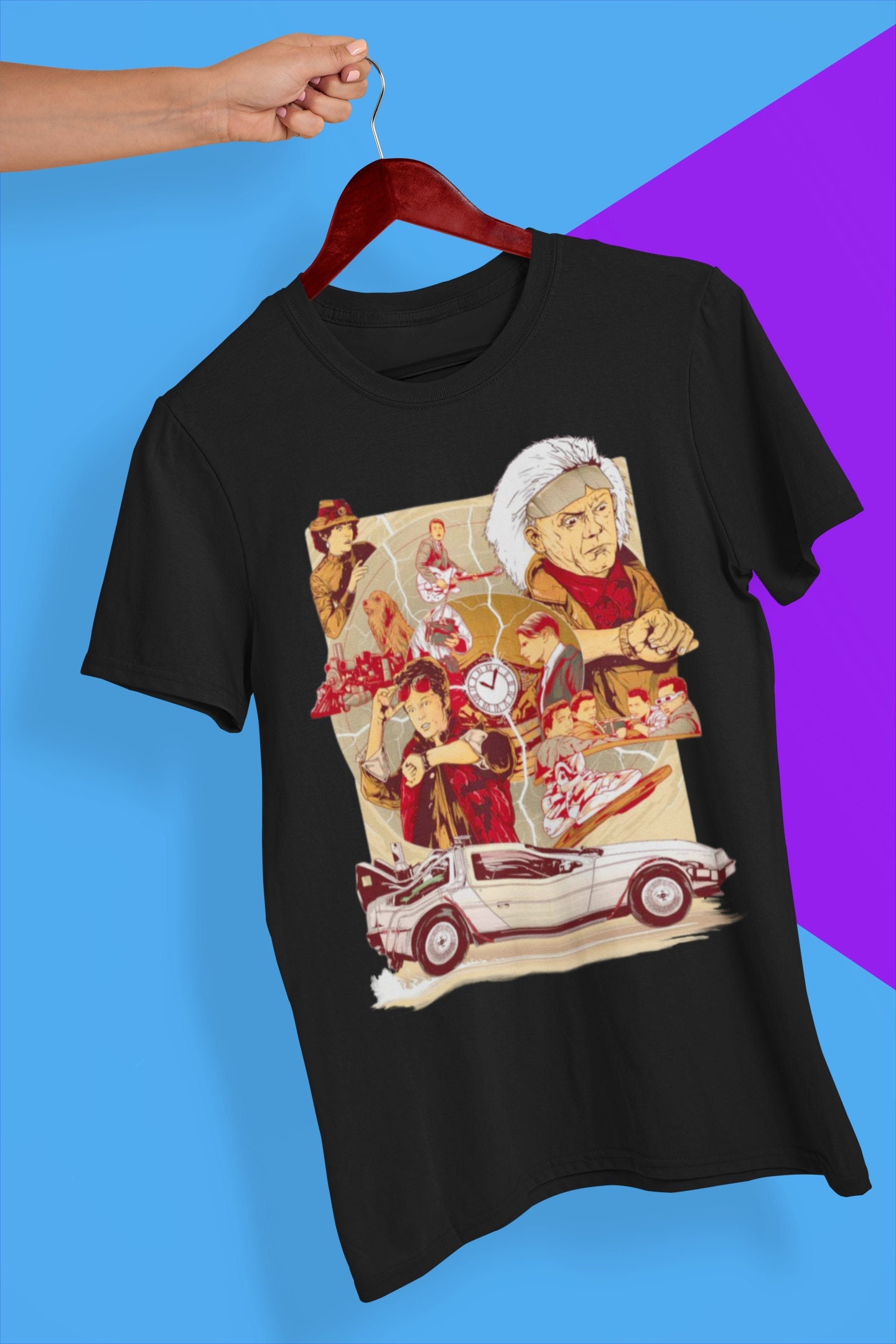 Back To The Future Poster Style Halloween Unisex T-Shirt