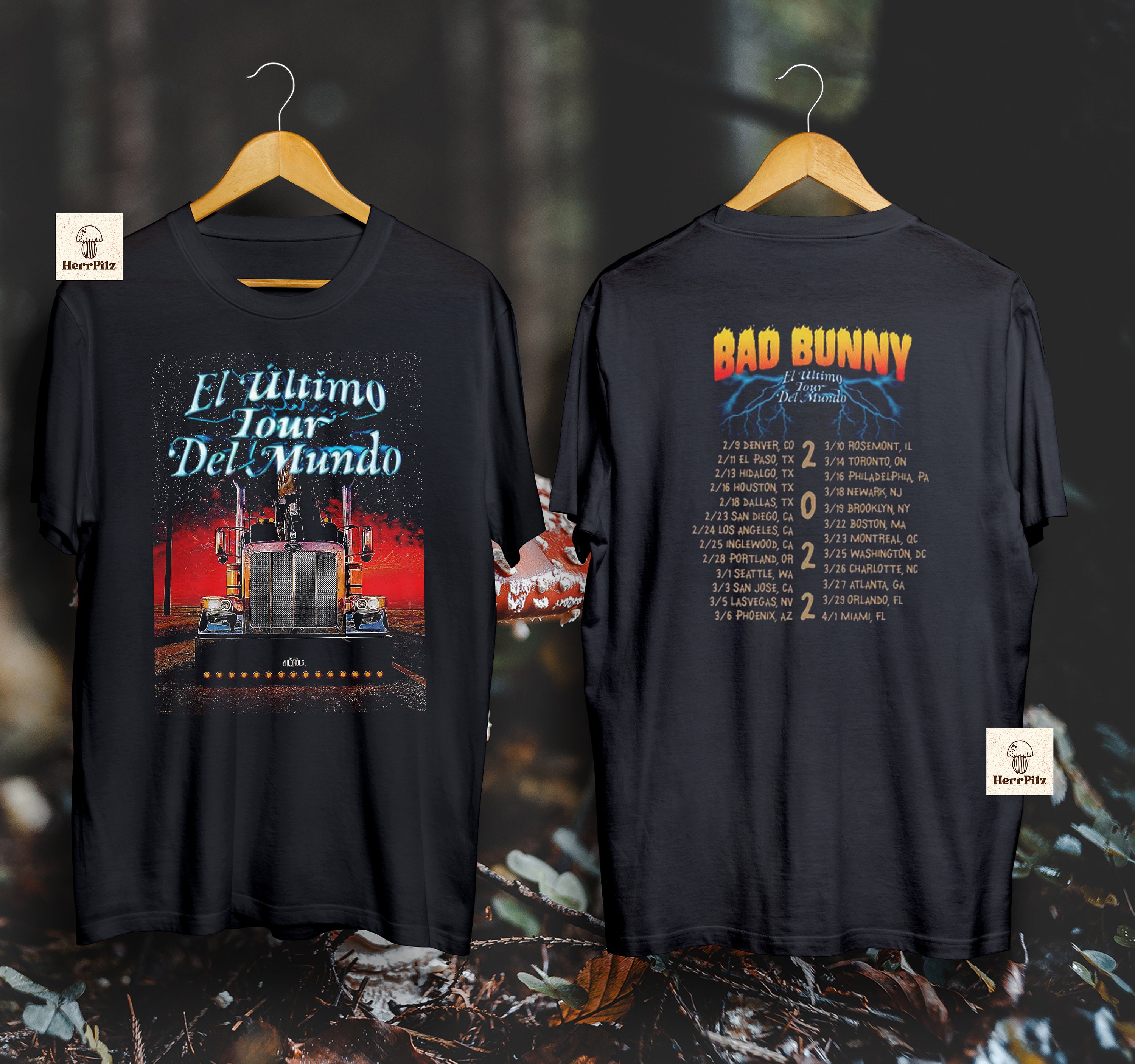 Bad Bunny El Ultimo Tour Del Mundo 2022 Unisex T-Shirt