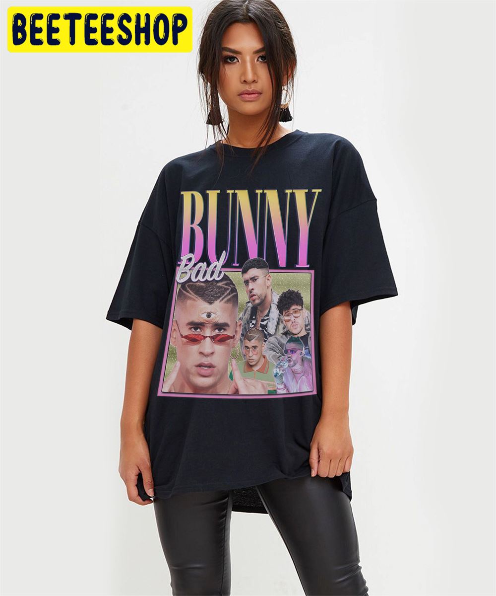 Bad Bunny Homage Retro Vintage Art Unisex T-Shirt