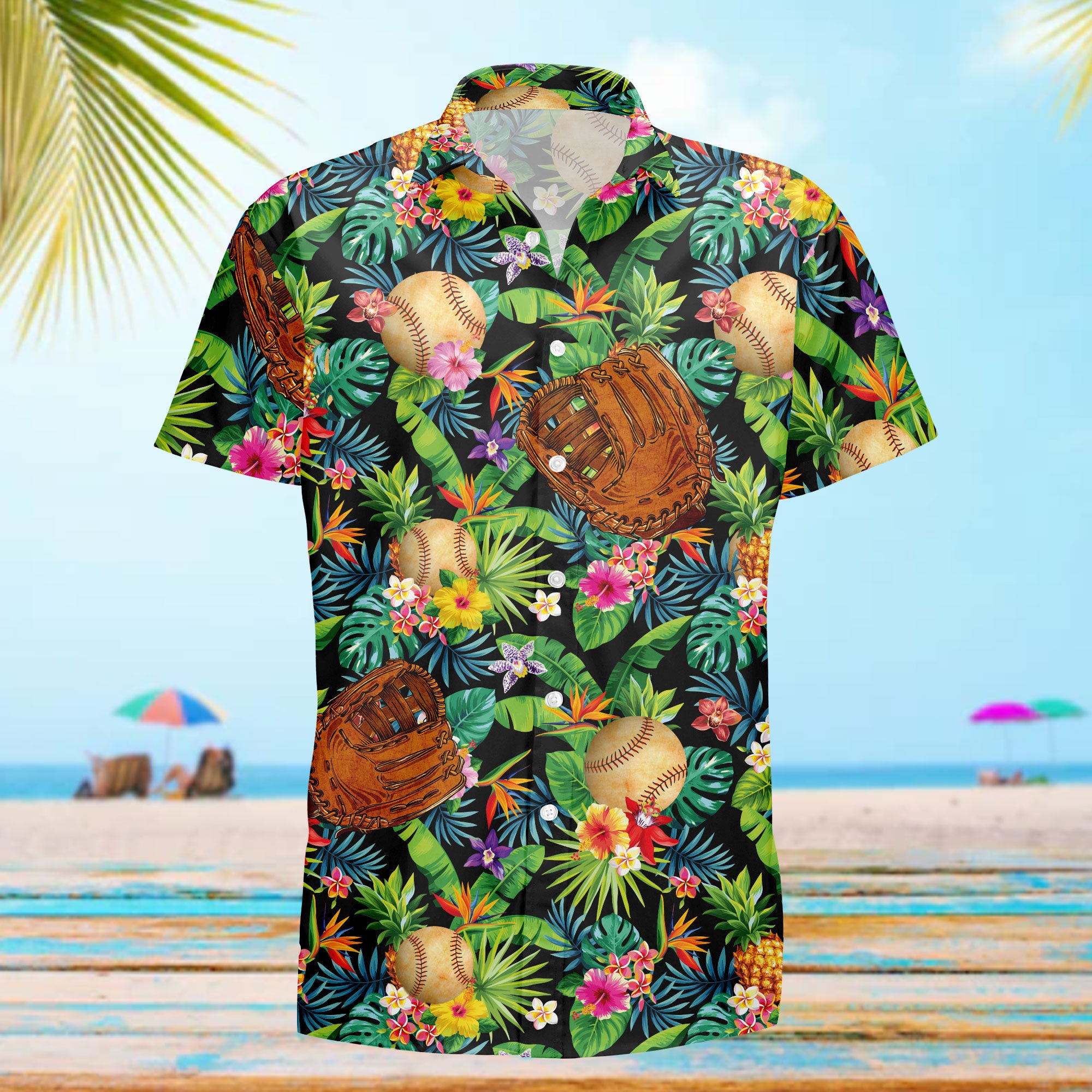 Baseball Art Hawaiian Shirt