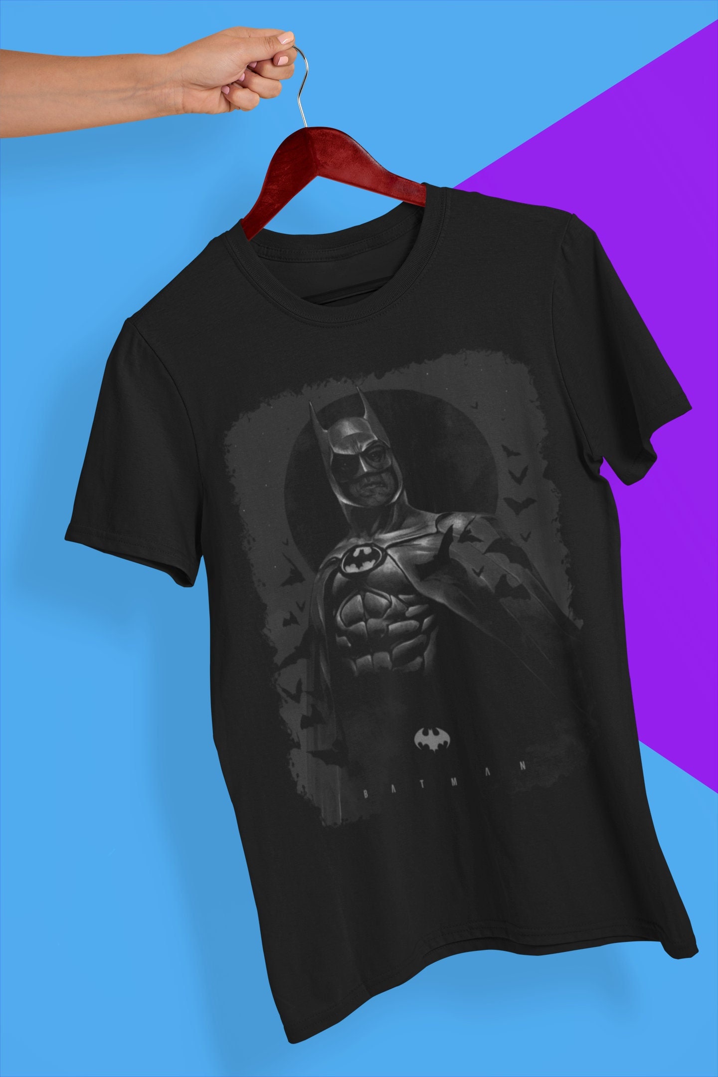 Batman Fan Art Tim Burton’s Batman Halloween Unisex T-Shirt