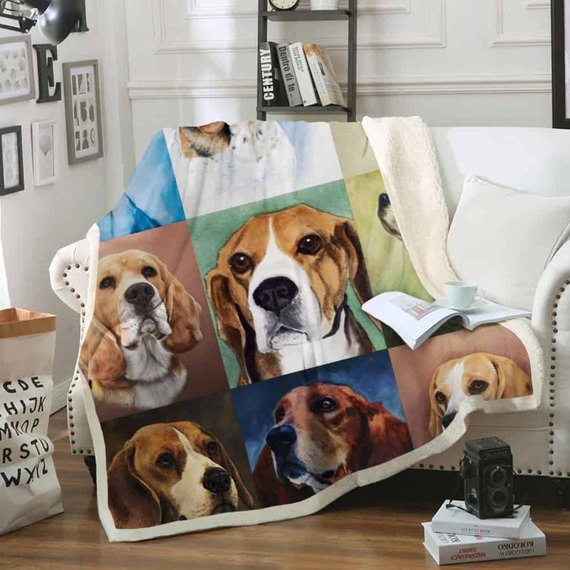 Beagle Dog Premium Comfy Sofa Throw Blanket