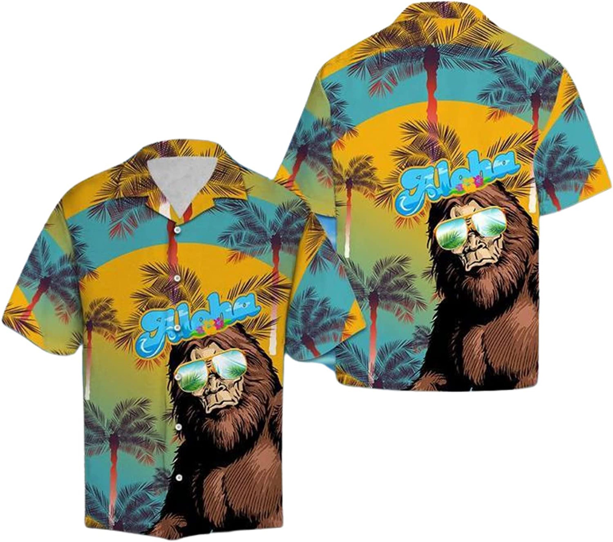 Bigfoot Hawaiian Shirt