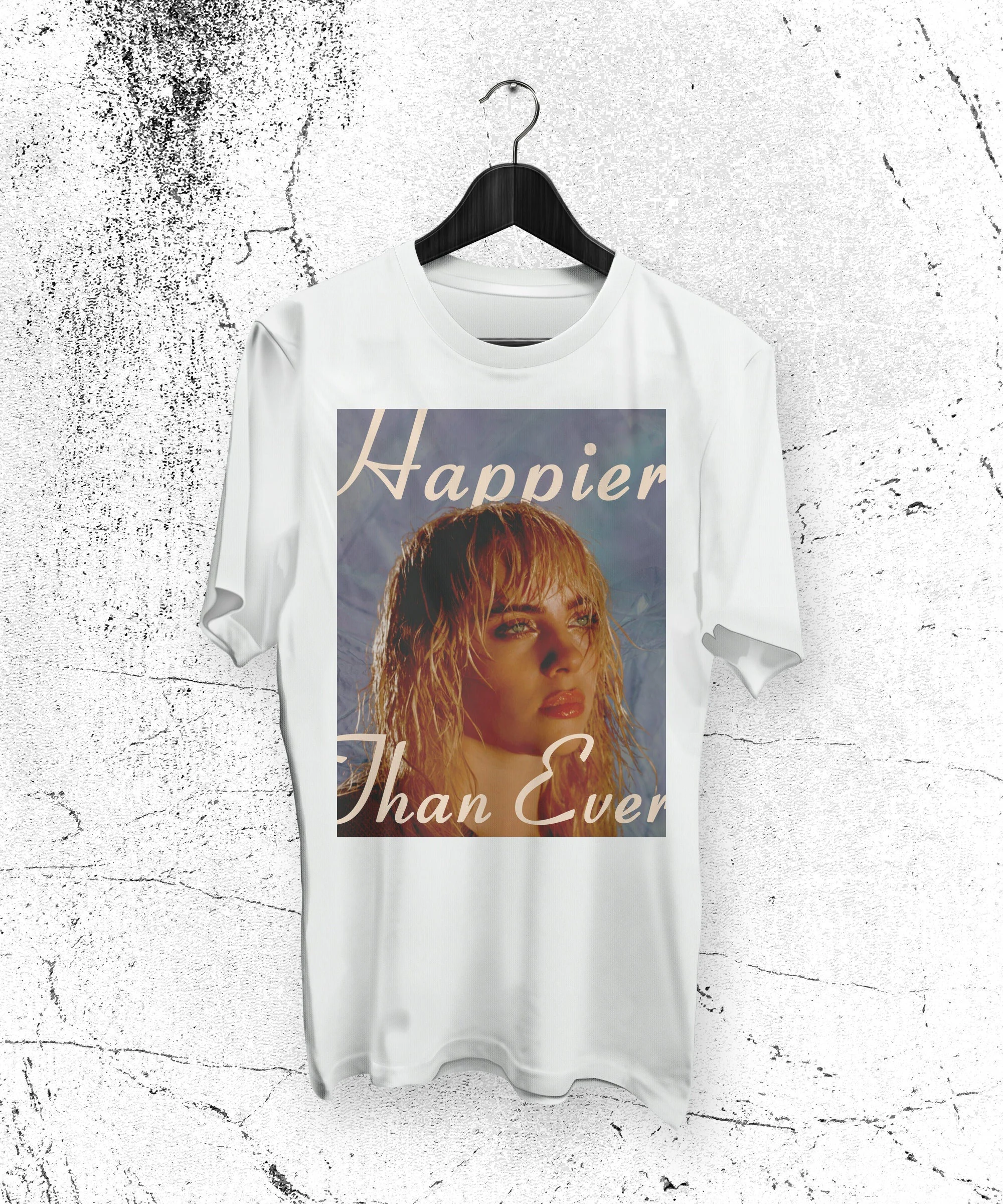 Billie Eilish Happier Than Ever Wet Tour 2022 Dance Music Unisex T-Shirt