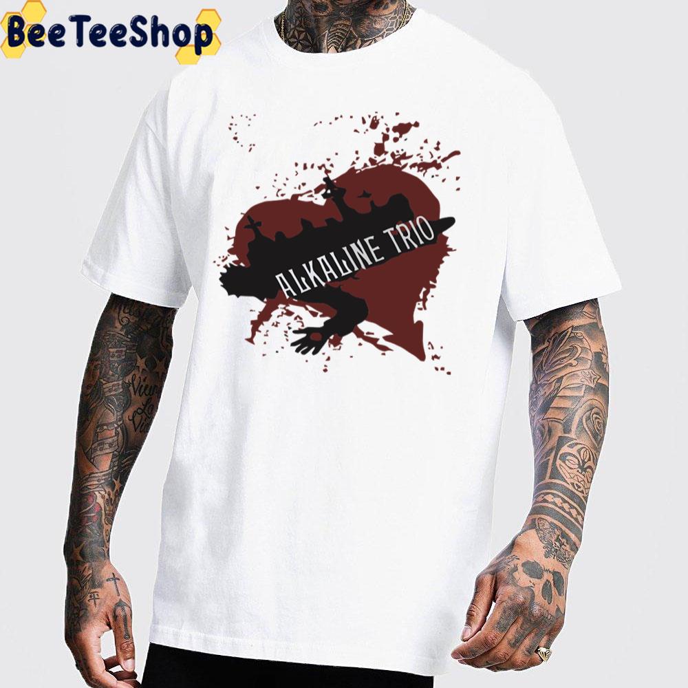 Black Red Art Alkaline Trio Band Unisex T-Shirt