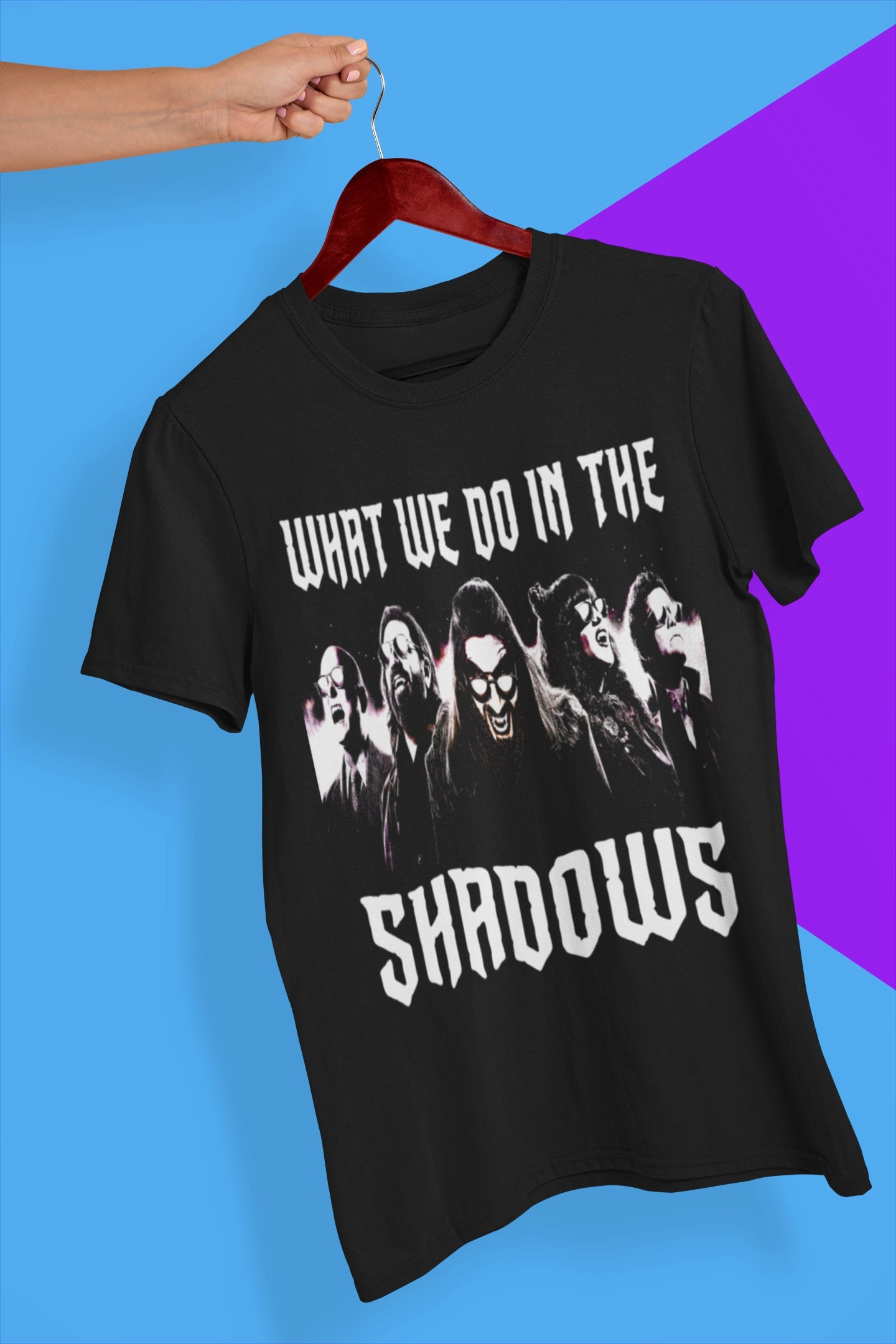 Black White Art What We Do In The Shadows Halloween Unisex T-Shirt