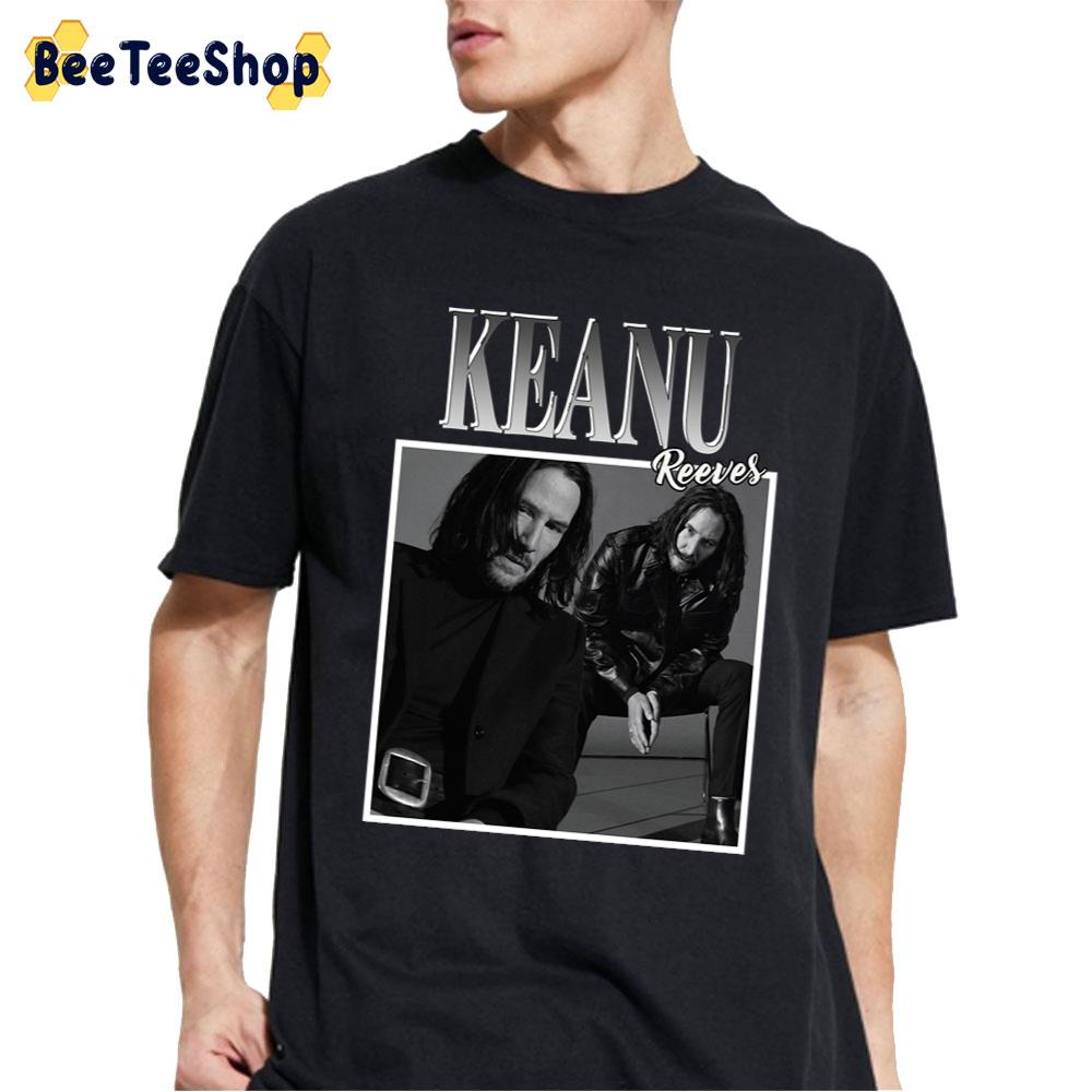 Black White Vintage Art Keanu Reeves Unisex T-Shirt