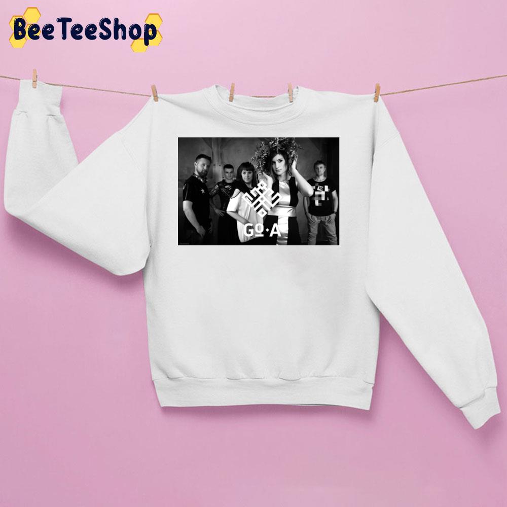 Black White Vintage Go-A Band Unisex Sweatshirt