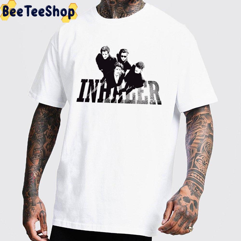 Black White Vintage Inhaler Band Unisex T-Shirt