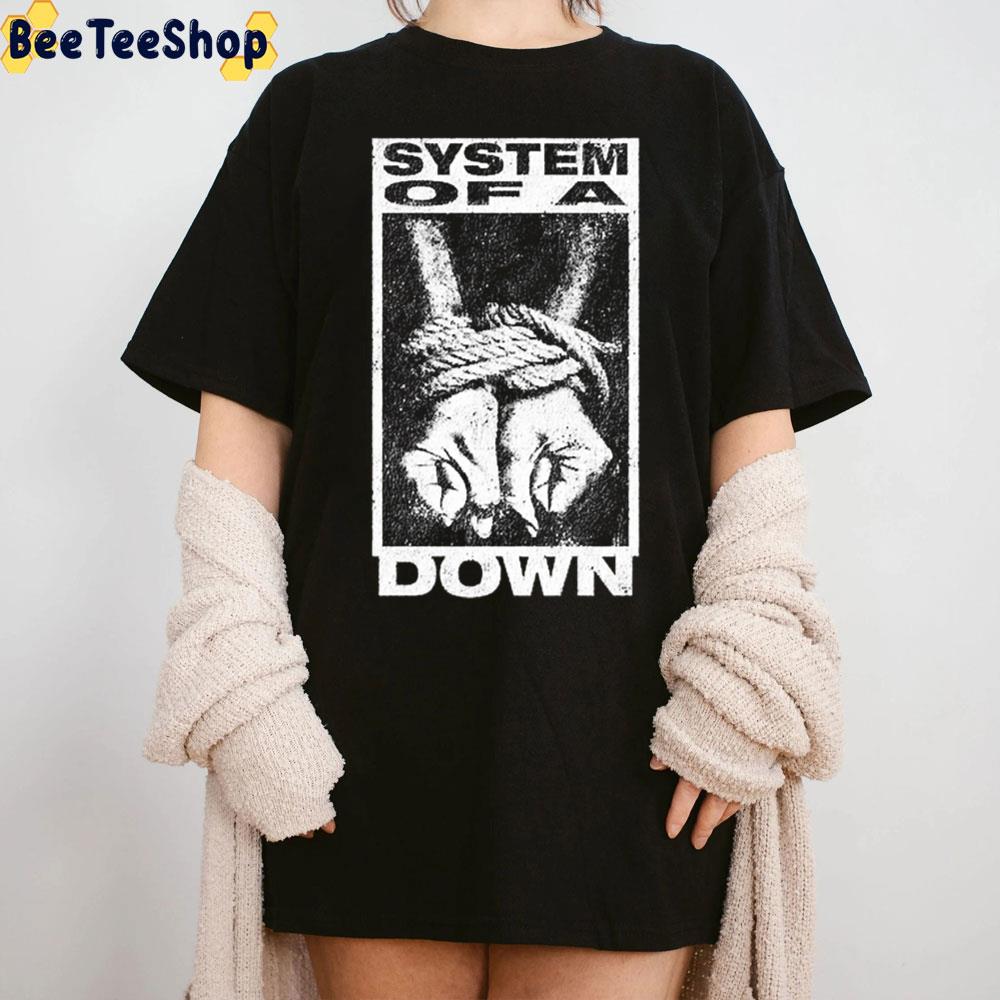 Black White Vintage System Of A Down Band Unisex T-Shirt