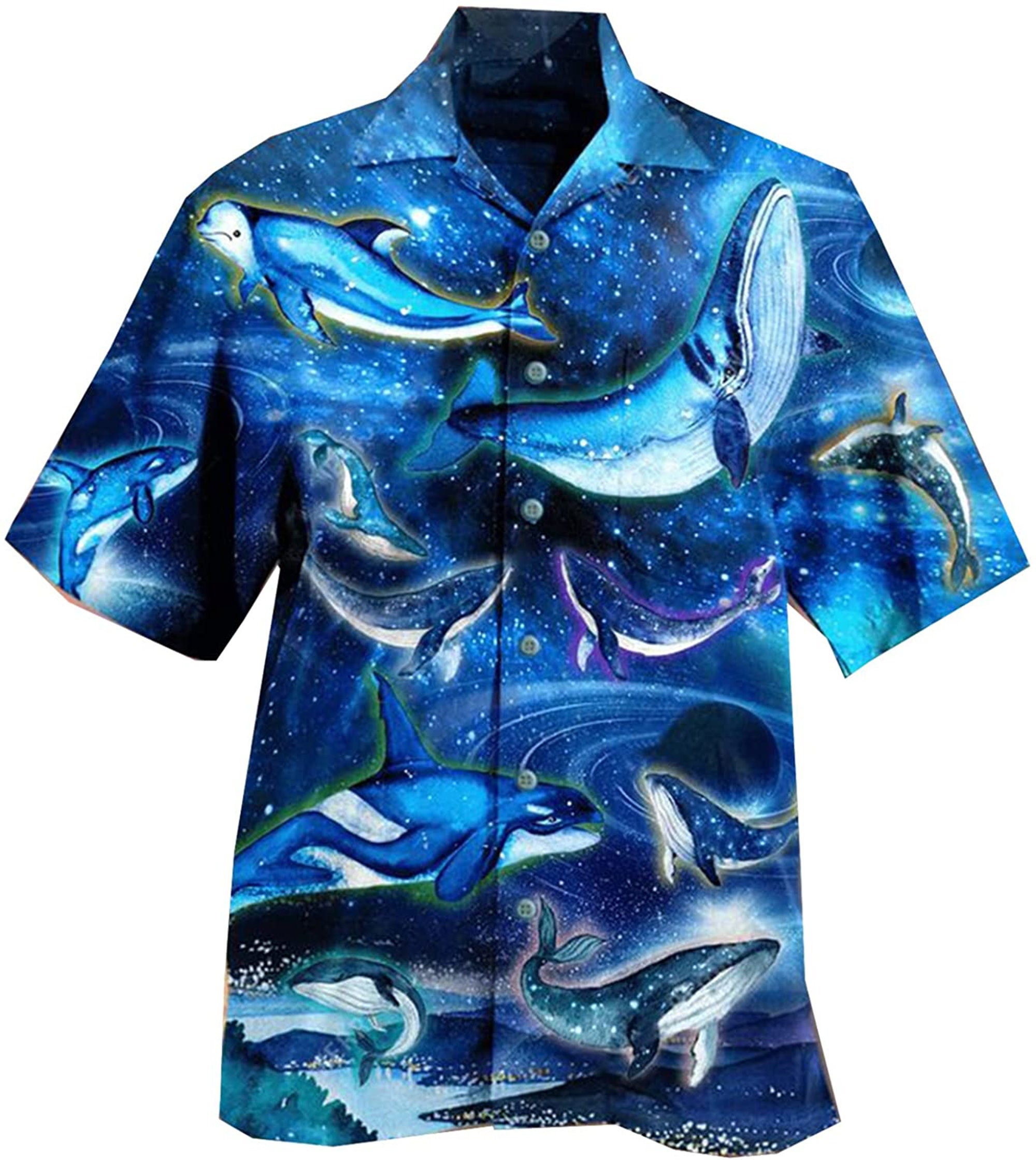 Blue Dolphin Hawaiian Shirt