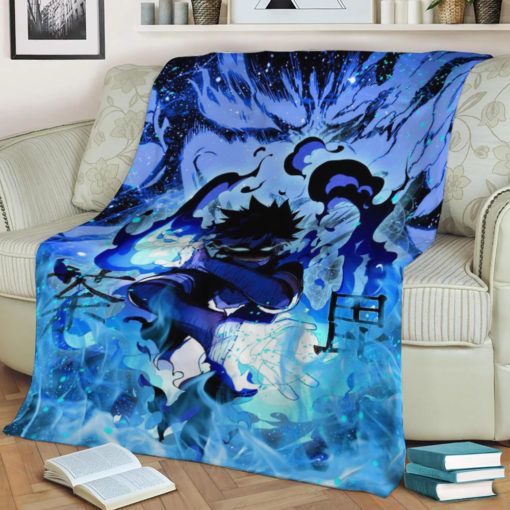 Blue Fire Villain Best Seller Fleece Blanket Throw Blanket Gift