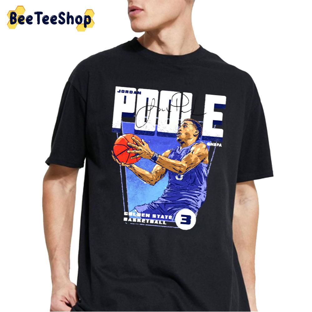 Blue Vintage Jordan Poole Basketball Unisex T-Shirt