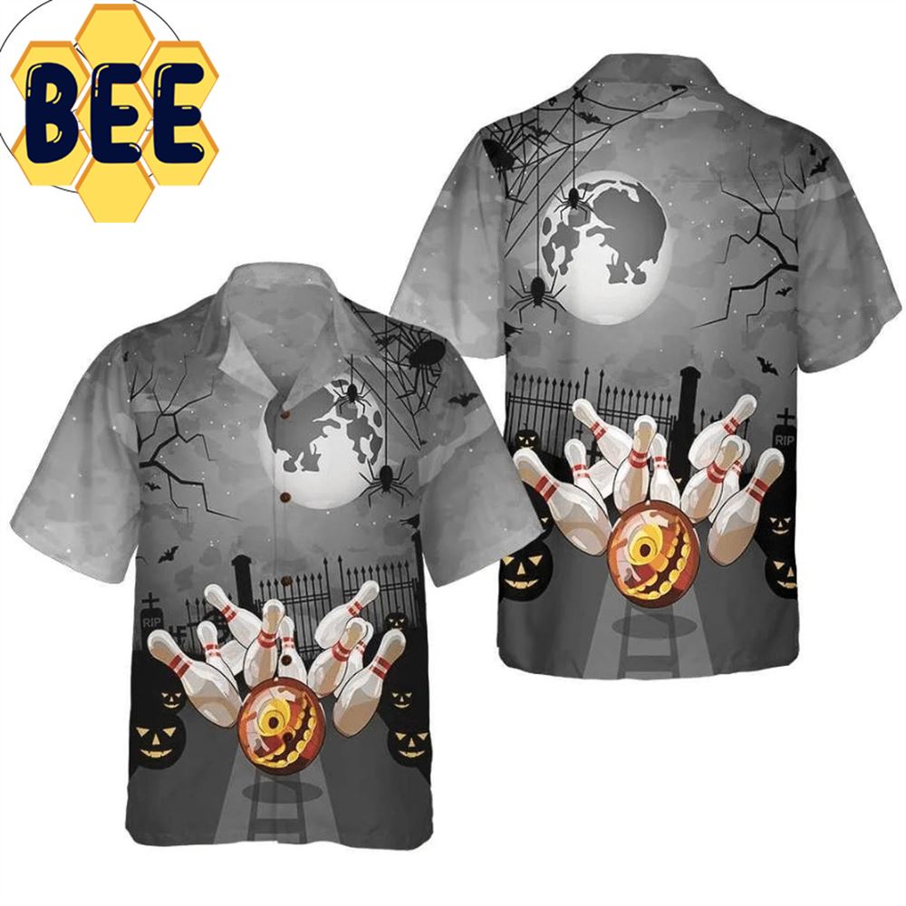 Bowling Halloween Hawaiian Shirt