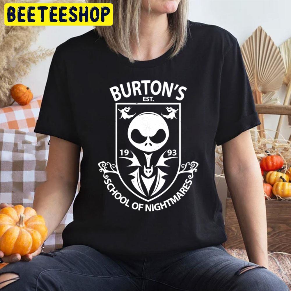 Burton’s School Of Nightmares The Nightmare Before Christmas Halloween Unisex T-Shirt