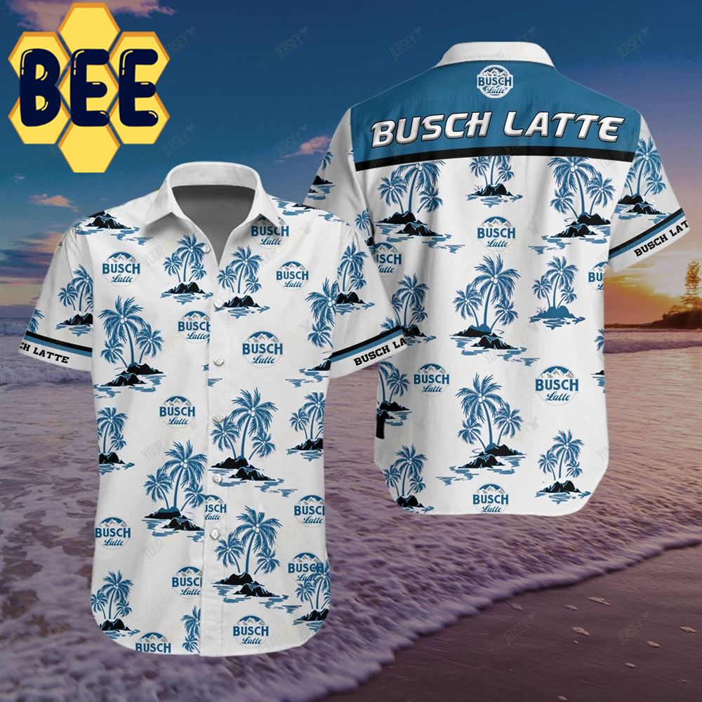 Busch Latte Hawaiian Shirt