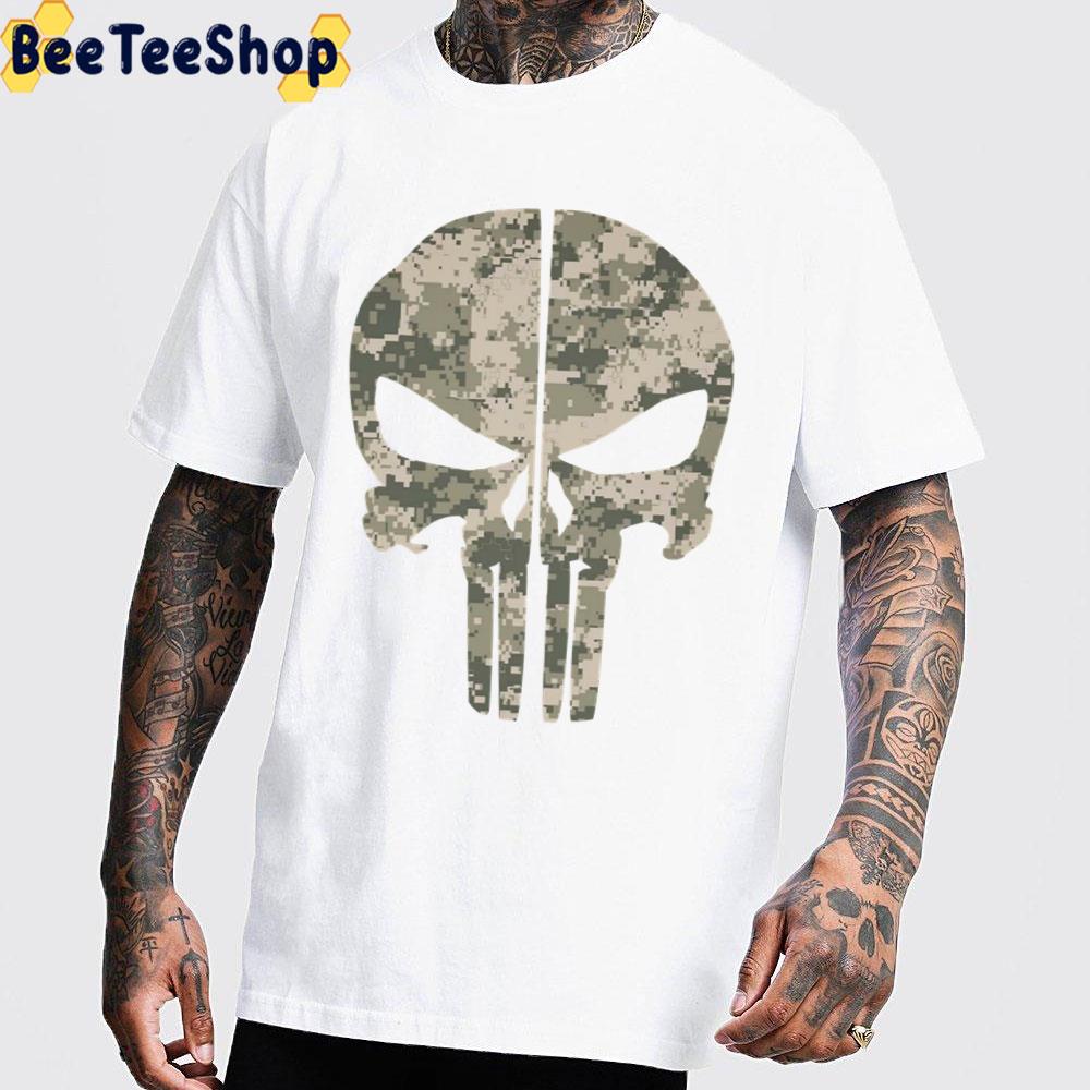 Camouflage Skull Unisex T-Shirt