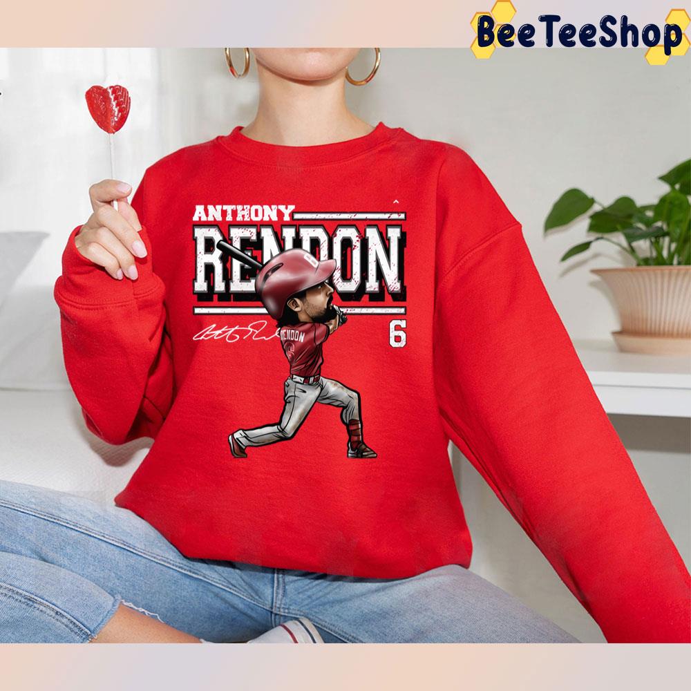 Cartoon Anthony Rendon Los Angeles Angels Baseball Unisex T-Shirt