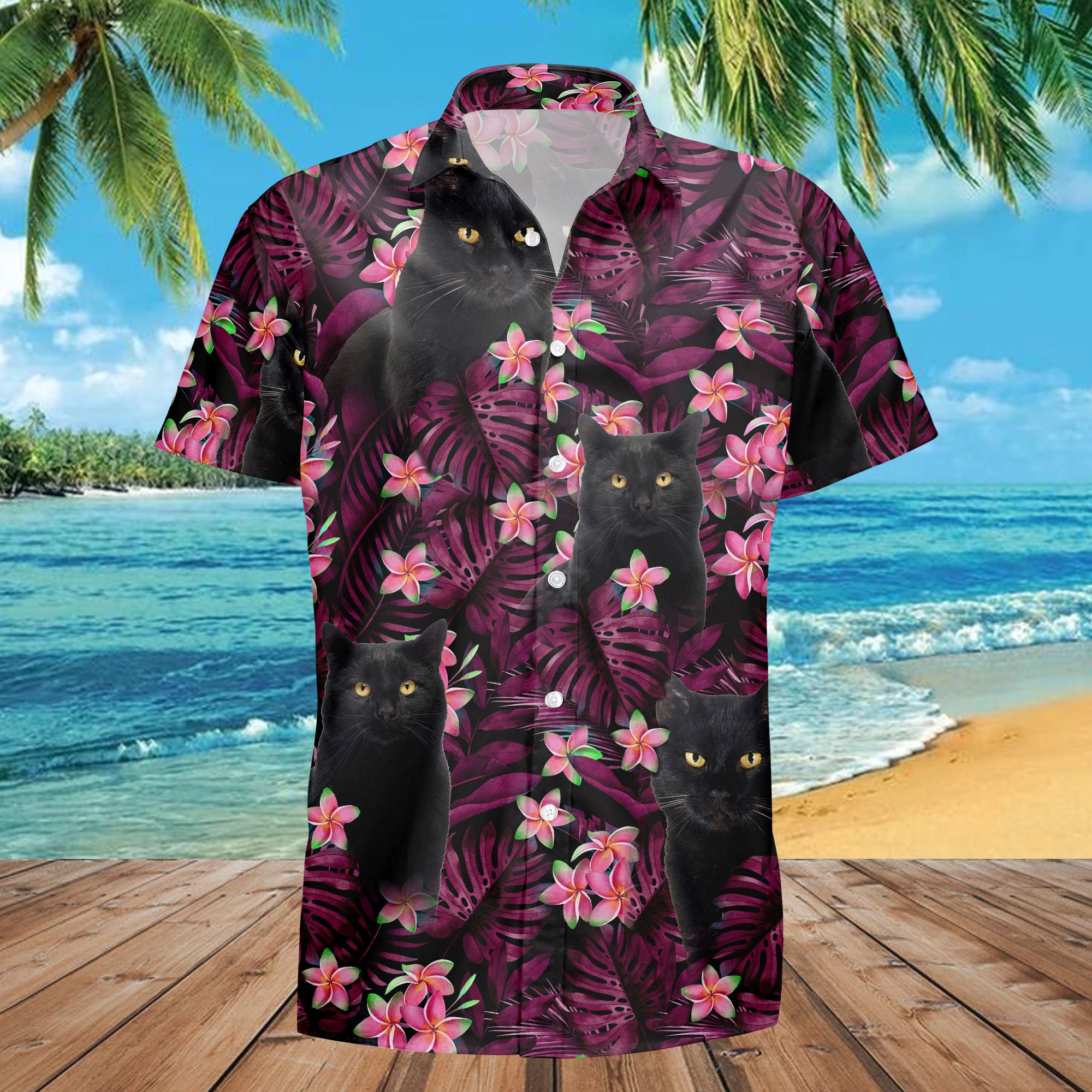 Cat Lover Hawaii Shirt