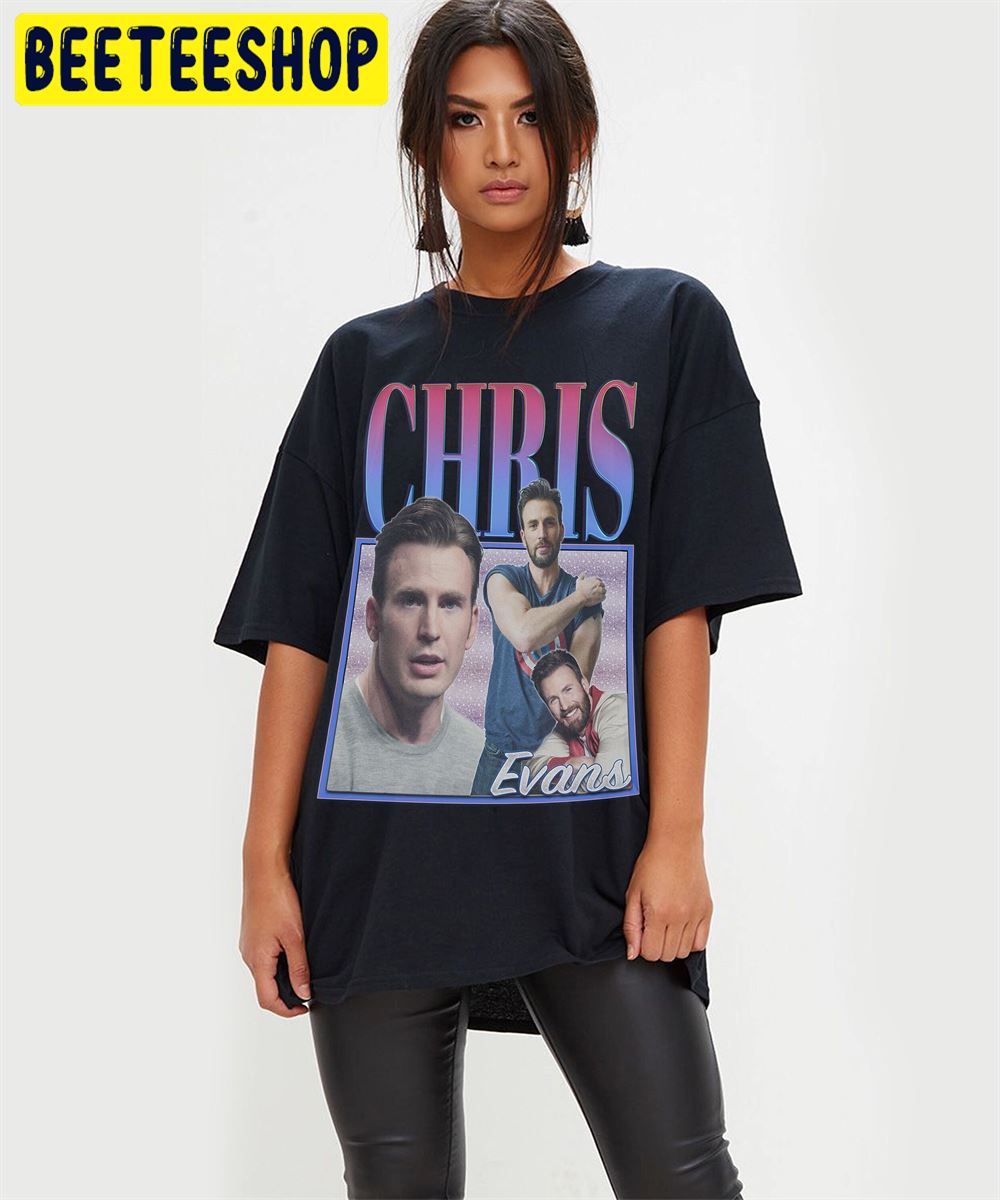 Chris Evans Retro Vintage Art Unisex T-Shirt