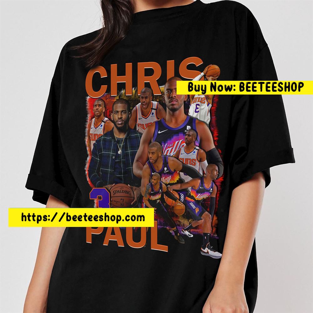 Chris Paul Nba Phoenix Suns Graphic Nba Player Basketball Vintage Unisex T-Shirt