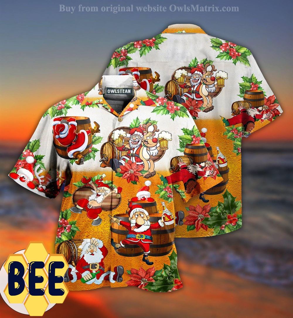 Christmas Dear Santa Here’s Your Beer Hawaiian Shirt