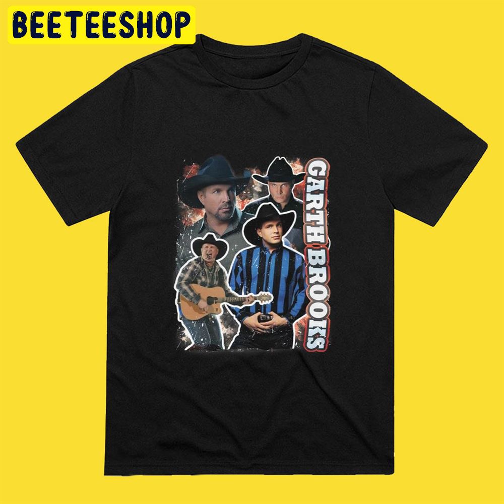 Clothing Vintage Inspired Garth Brooks Country Music Art Unisex T-Shirt