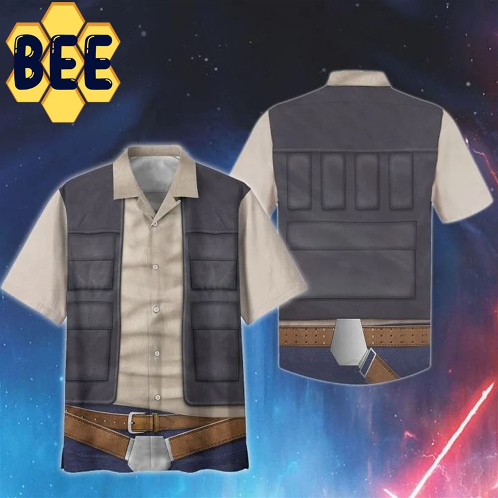 Cosplay Han Solo SW Movie Halloween Hawaiian Shirt