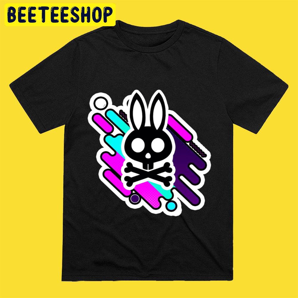 Crossbones Bunny Art Unisex T-Shirt