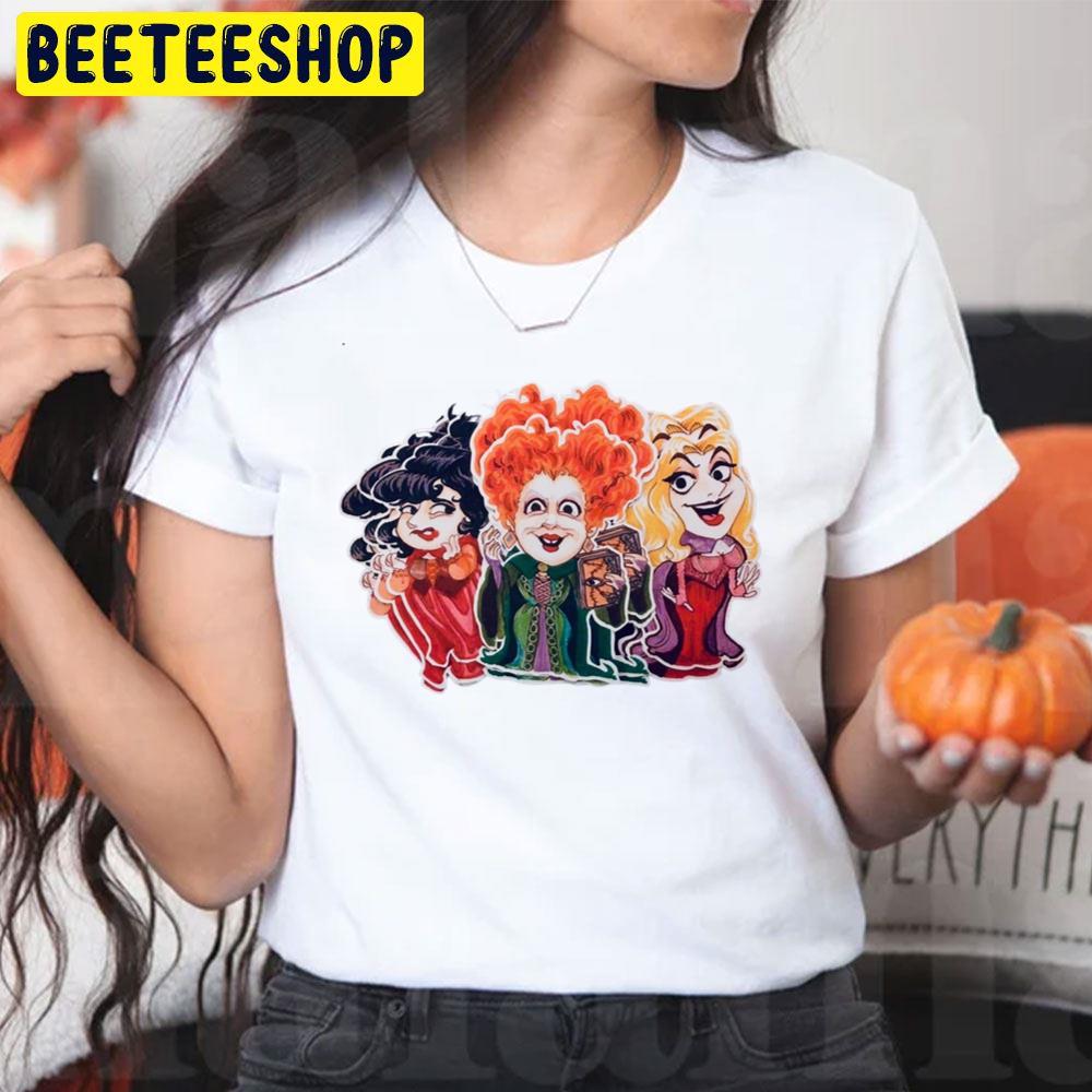 Cute Cartoon Art Hocus Pocus Halloween Unisex T-Shirt