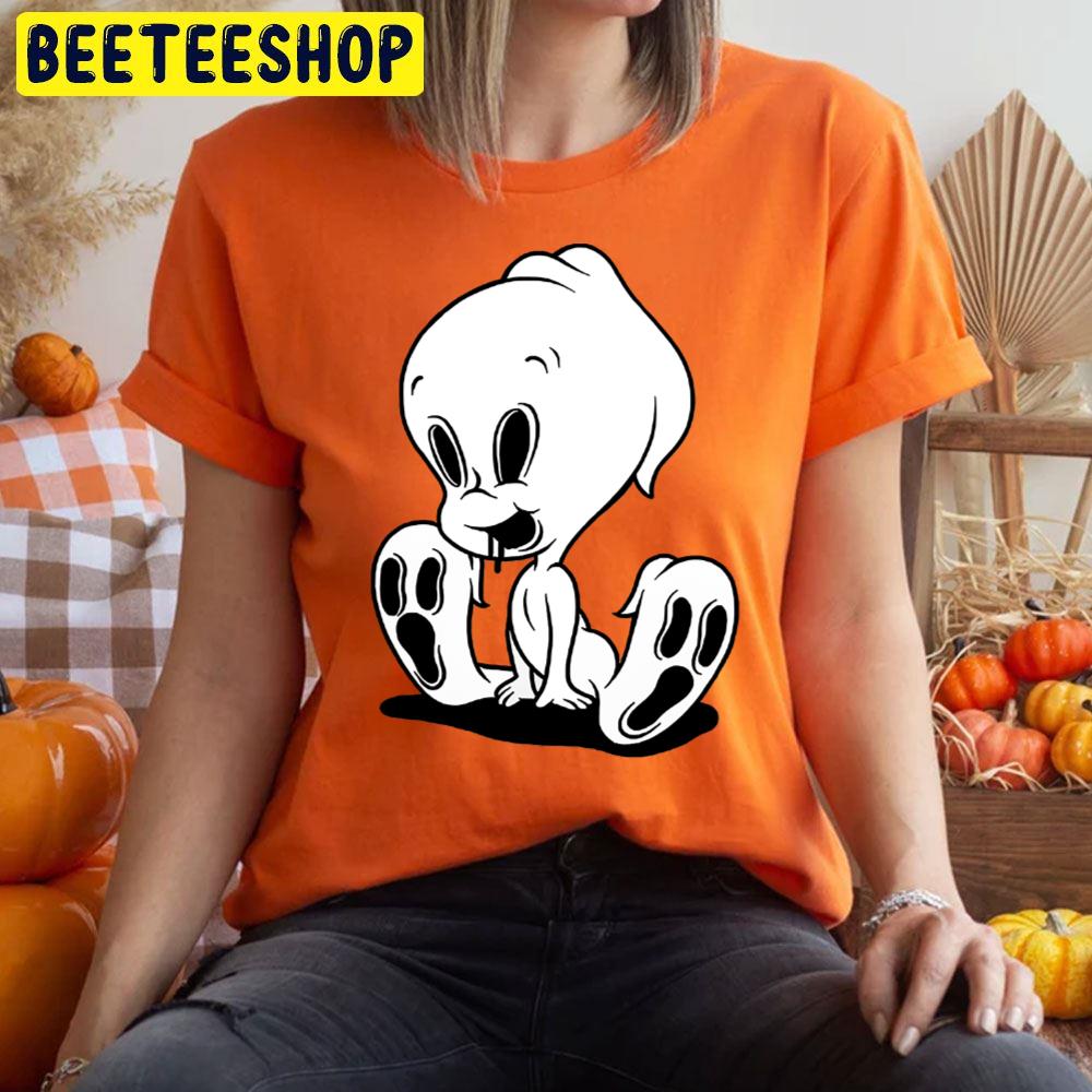 Cute Casper Cartoon Halloween Unisex T-Shirt - Beeteeshop