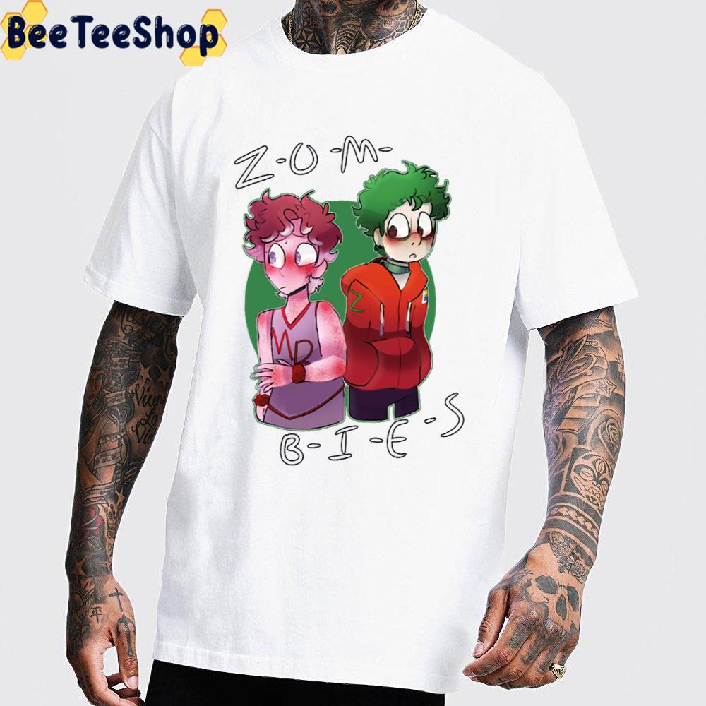 Cute Chibi Cartoon Art Zombies Unisex T-Shirt