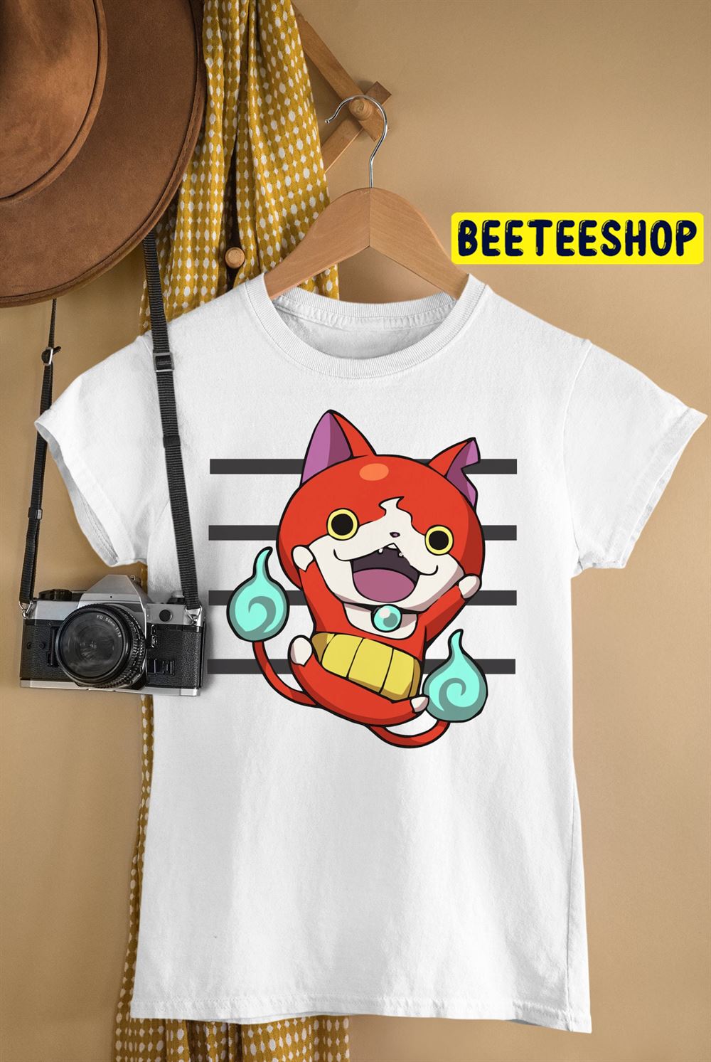 Cute Jibanyan Yokai Watch Anime Unisex T-Shirt - Beeteeshop