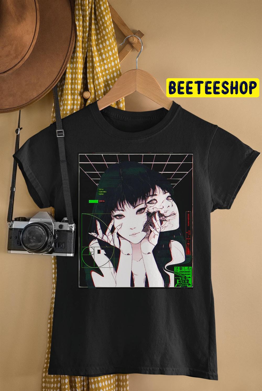 Cyberpunk Vaporwave Cyborg Girl Unisex T-Shirt