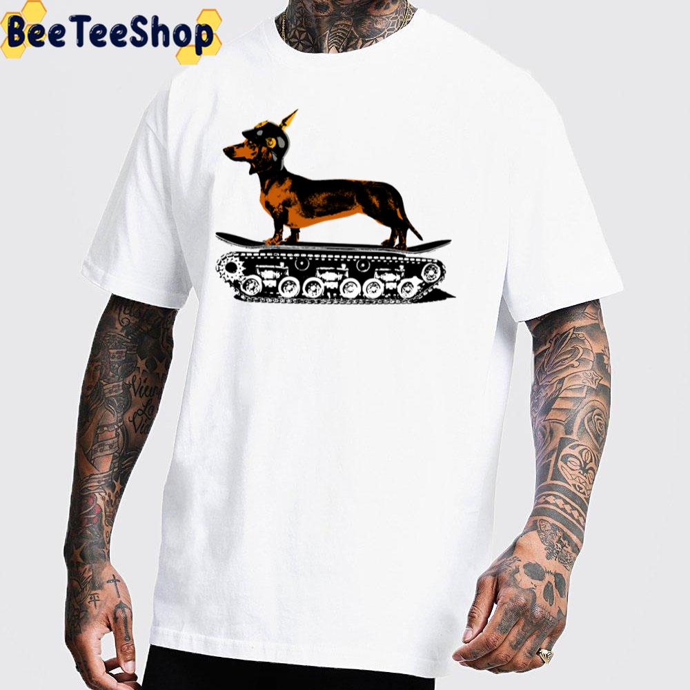 Dachshund Tank Commander Unisex T-Shirt