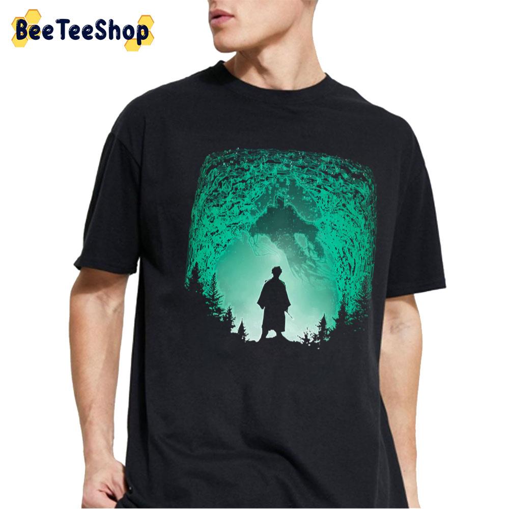 Dark Creature Green Art Unisex T-Shirt