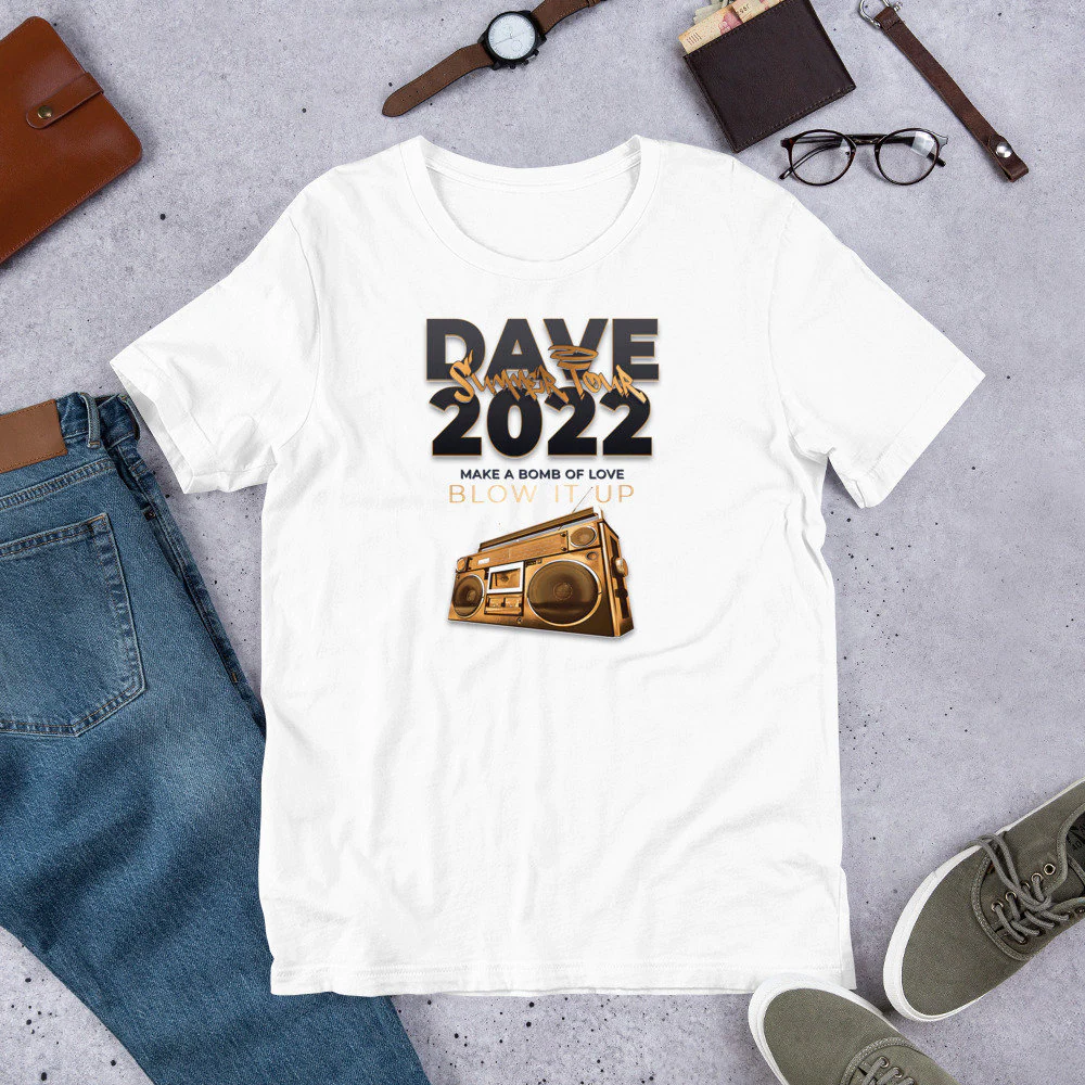 Dave Summer 2022 Tour Make A Bomb Of Love Blow It Up Unisex T-Shirt