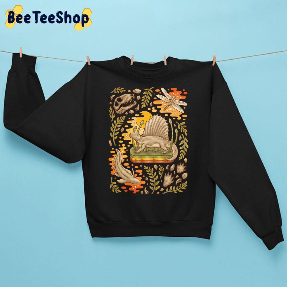 Daydream Dimetrodon Natural History Art Unisex Sweatshirt