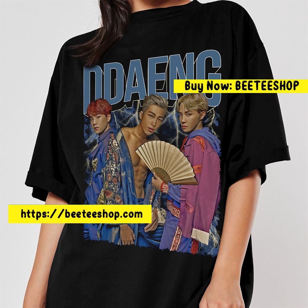 Ddaeng Rap Line Korean Pop Singer Kpop Vintage Unisex T-Shirt