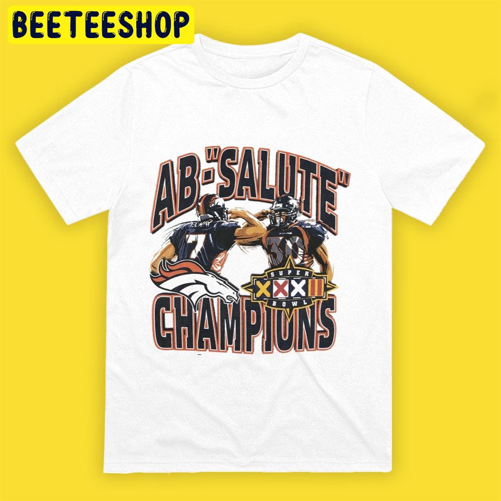 Denver Broncos Vintage Champions John Elway Funny Art Unisex T-Shirt