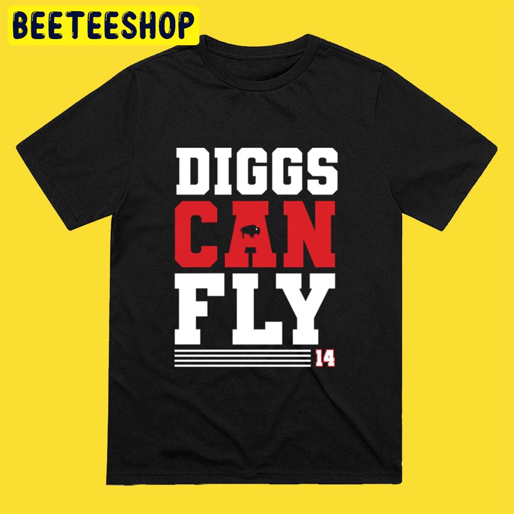 Diggs Can Fly Buffalo Football Unisex T-Shirt