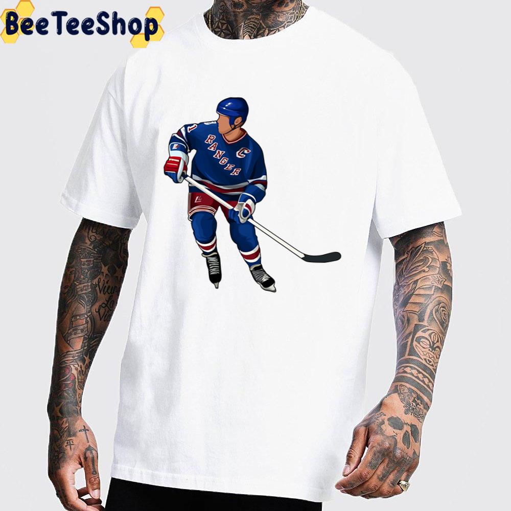 Digital Art Mark Messier Hockey Unisex T-Shirt