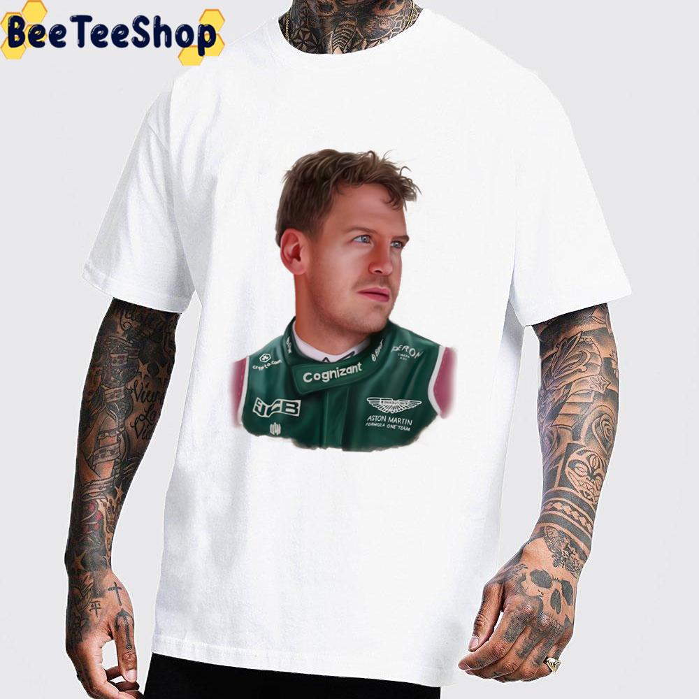 Digital Art Sebastian Vettel Unisex T-Shirt