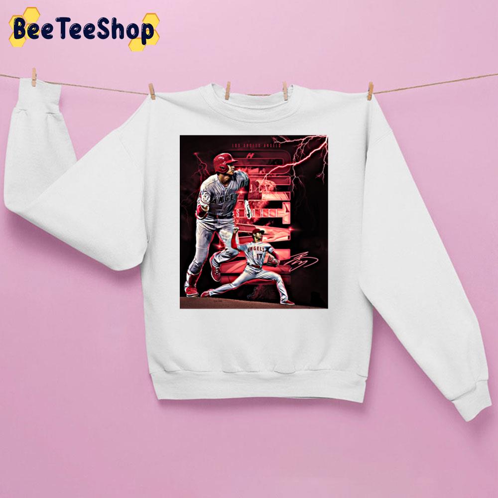 Digital Art Shohei Ohtani Los Angeles Angels Baseball Unisex Sweatshirt