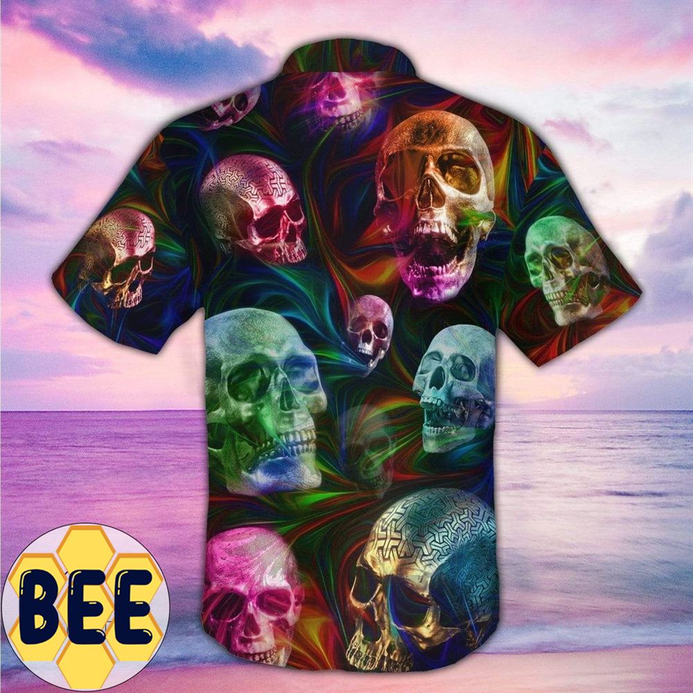 Discover Cool Skull Fantasy Hawaiian Aloha Shirts