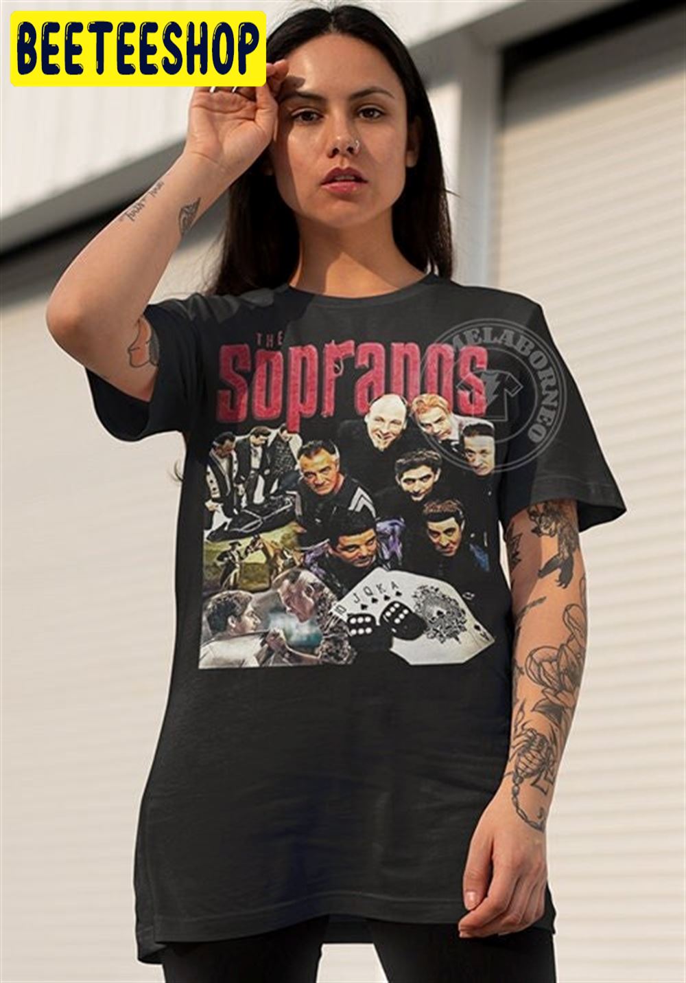 Distressed Sopranos Retro Vintage Unisex T-Shirt