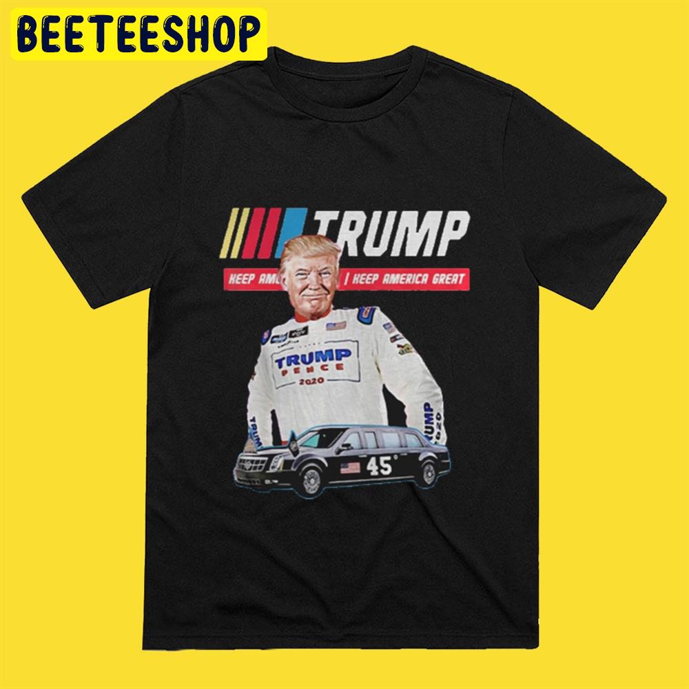 Donald Trump The Beast Presidential Limo Race Car 45 Unisex T-Shirt