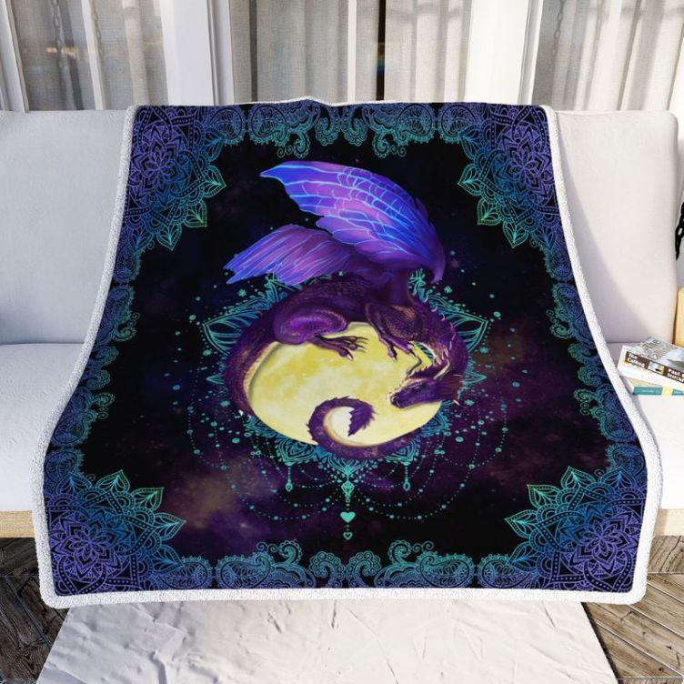 Dragon Of The Moon Premium Comfy Sofa Throw Blanket