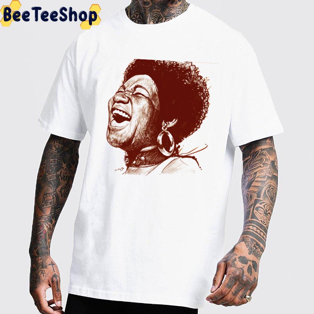 Draw Art Aretha Franklin Unisex T-Shirt