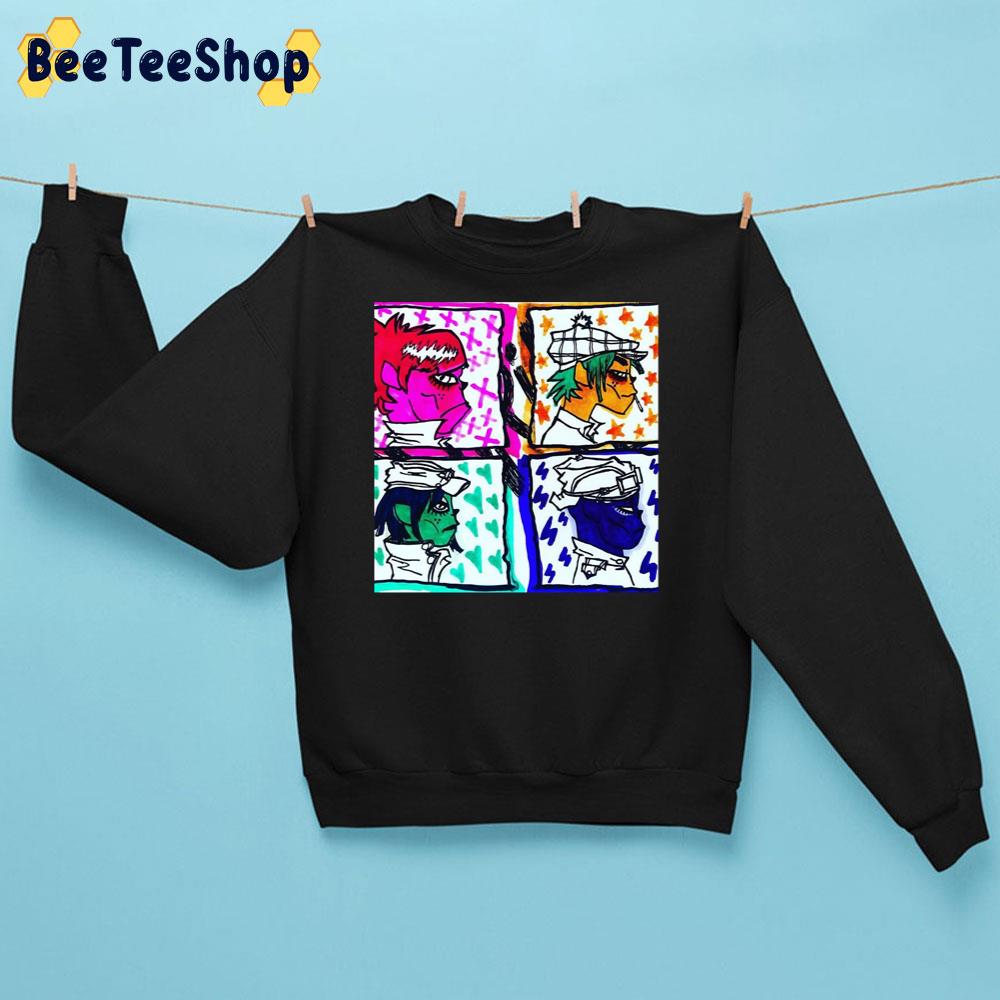 Draw Art Gorillaz Band Unisex Sweatshirt